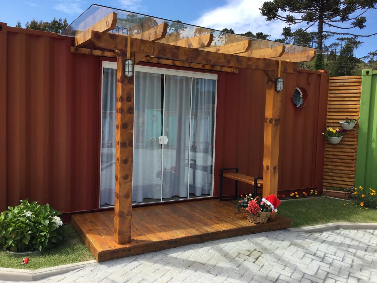 Villa dos Ventos Hospedagem Container Bom Jardim da Serra Exterior foto